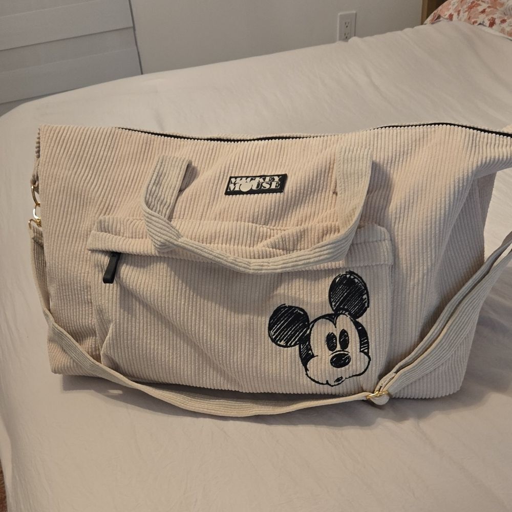 Disney Cream and Black Mickey Mouse Bag